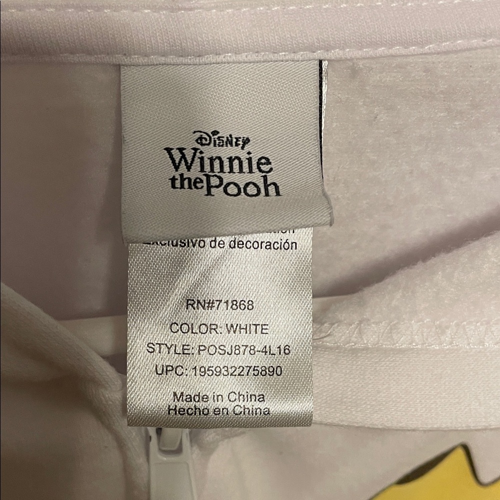 White Woman’s Hoodie Disney Winnie the Pooh - Picture 2 of 8